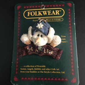 VTG Boyds Bears & Friends 5 cents a Lick Snowman Pin